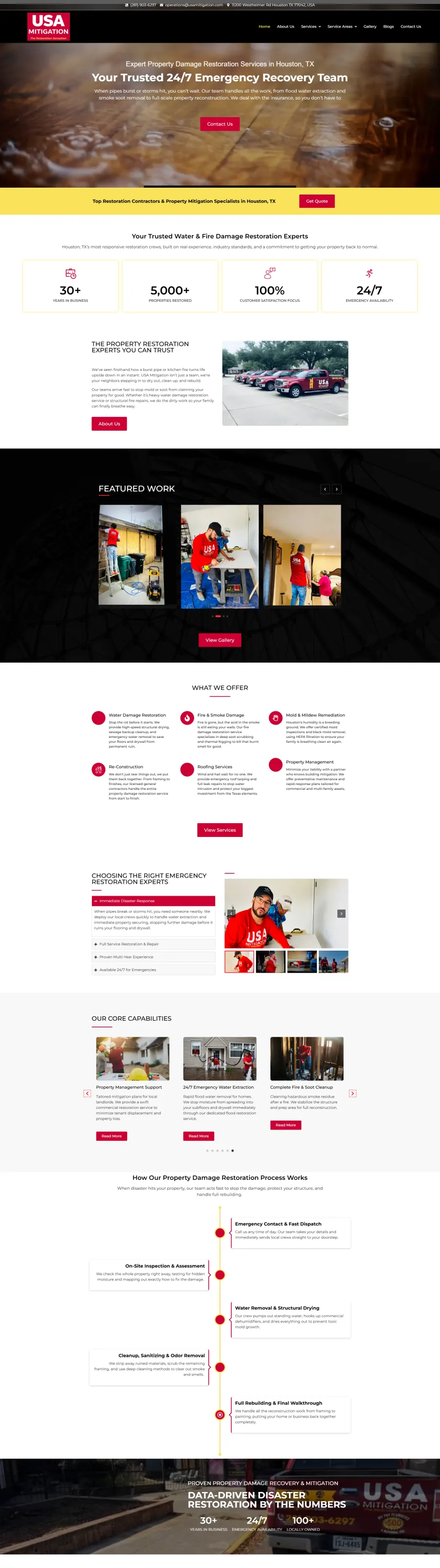 USA Mitigation website